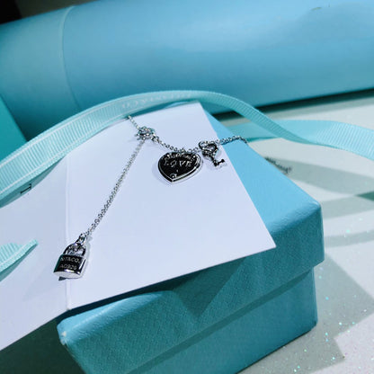 [Eterna Jewels]LOVE HEART TAG KEY NECKLACE