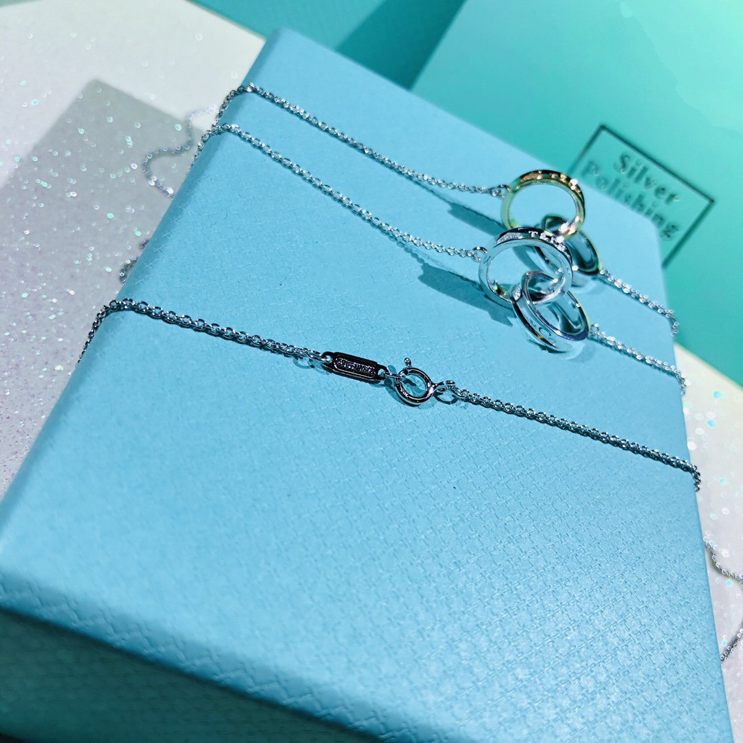 [Eterna Jewels]INTERLOCKING CIRCLES PENDANT SMALL NECKLACE