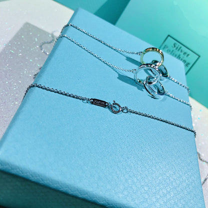 [Eterna Jewels]INTERLOCKING CIRCLES PENDANT SMALL NECKLACE