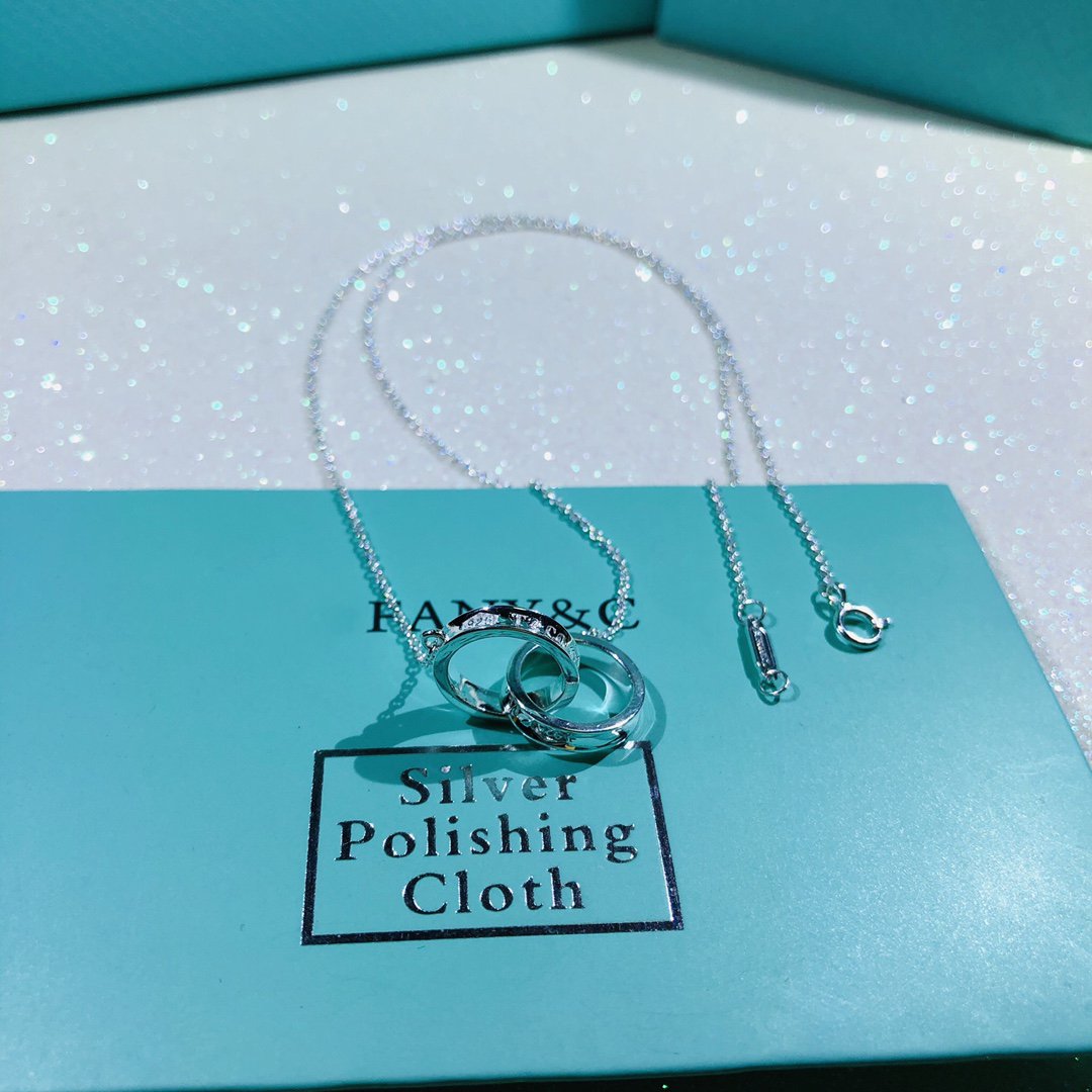 [Eterna Jewels]INTERLOCKING CIRCLES PENDANT SMALL NECKLACE