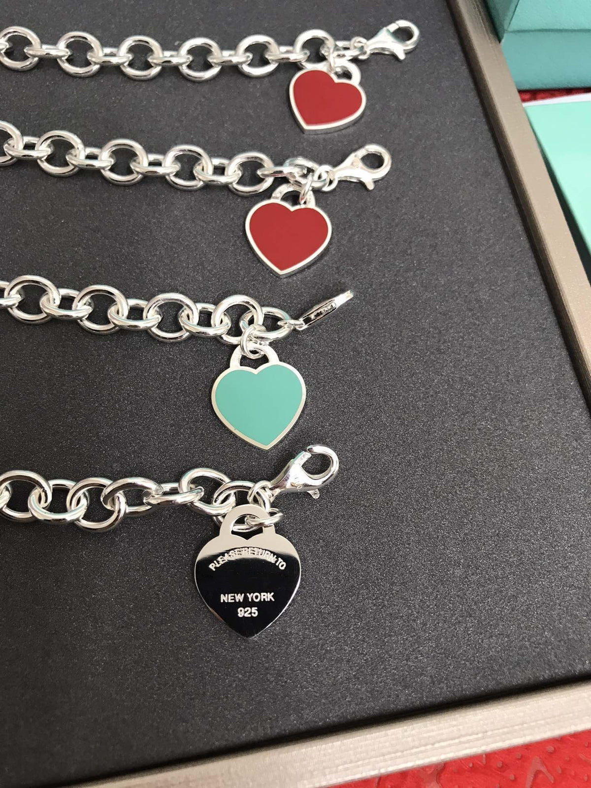 [Eterna Jewels]HEART TAG BRACELET SILVER MEDIUM