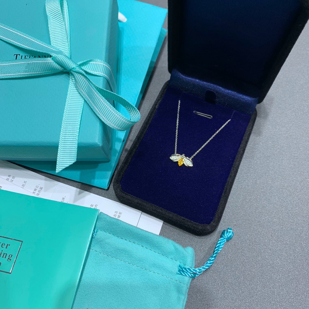 [Eterna Jewels]PAPER FLOWERS YELLOW DIAMOND FIREFLY PENDANT