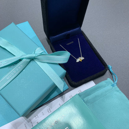 [Eterna Jewels]PAPER FLOWERS YELLOW DIAMOND FIREFLY PENDANT