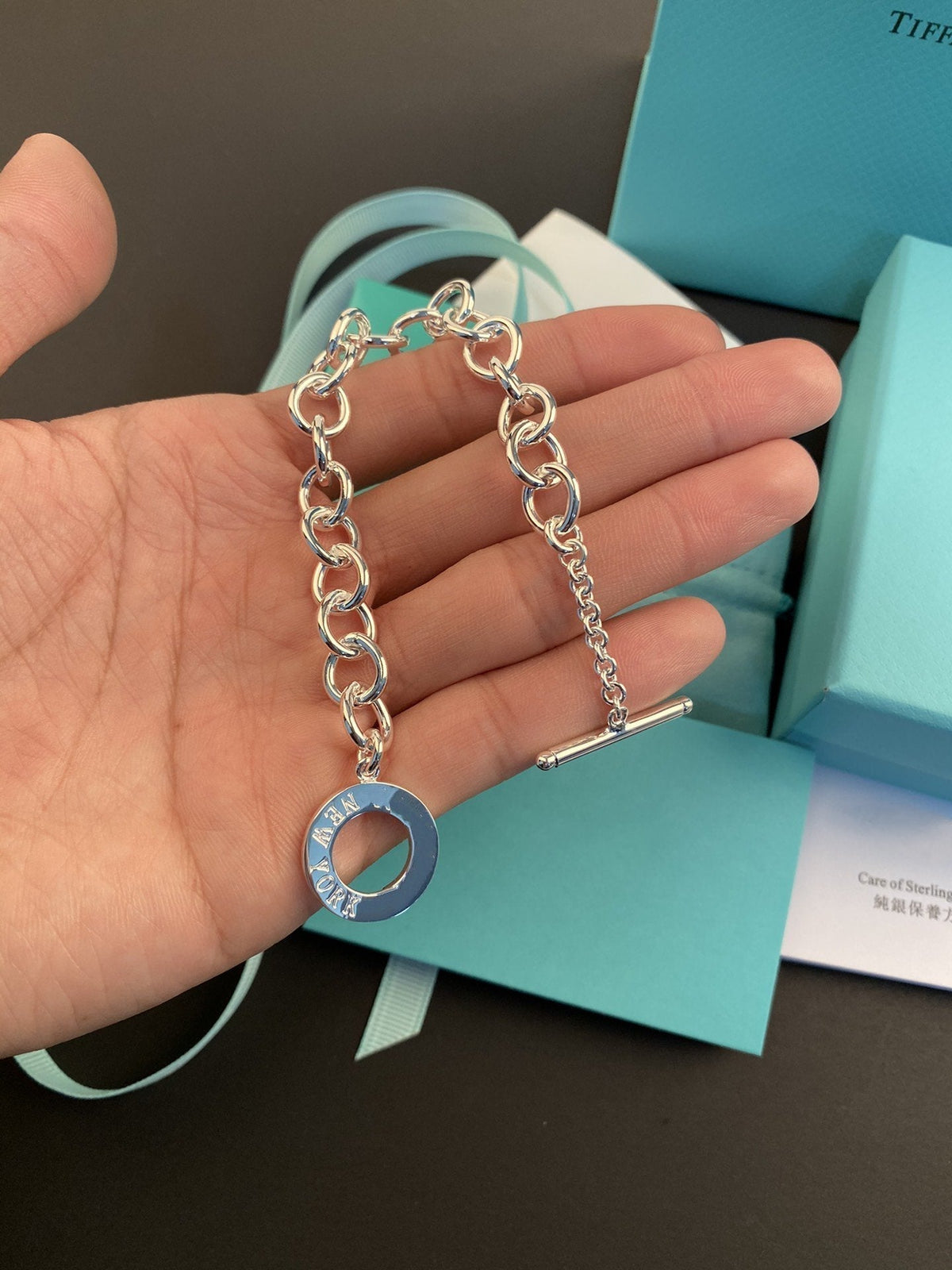 [Eterna Jewels]TOGGLE TAG BRACELET SILVER