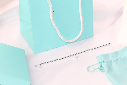 [Eterna Jewels]STERLING SILVER BOW BEAD BRACELET