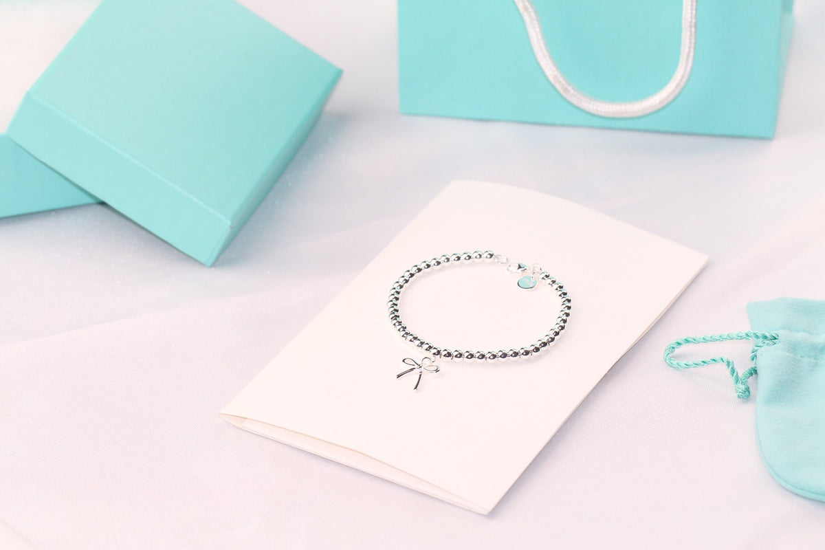 [Eterna Jewels]STERLING SILVER BOW BEAD BRACELET
