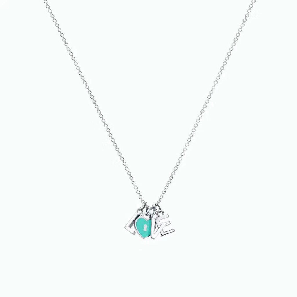 [Eterna Jewels]COLLAR LOVE PLATA NECKLACE