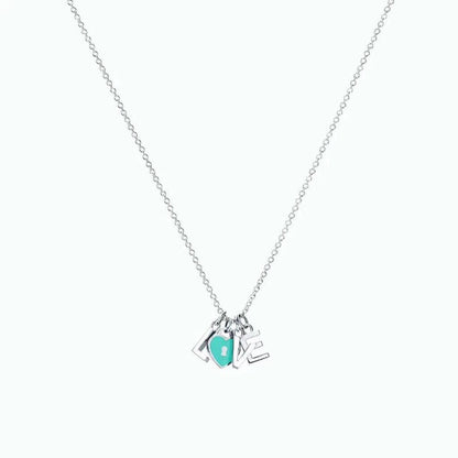 [Eterna Jewels]COLLAR LOVE PLATA NECKLACE