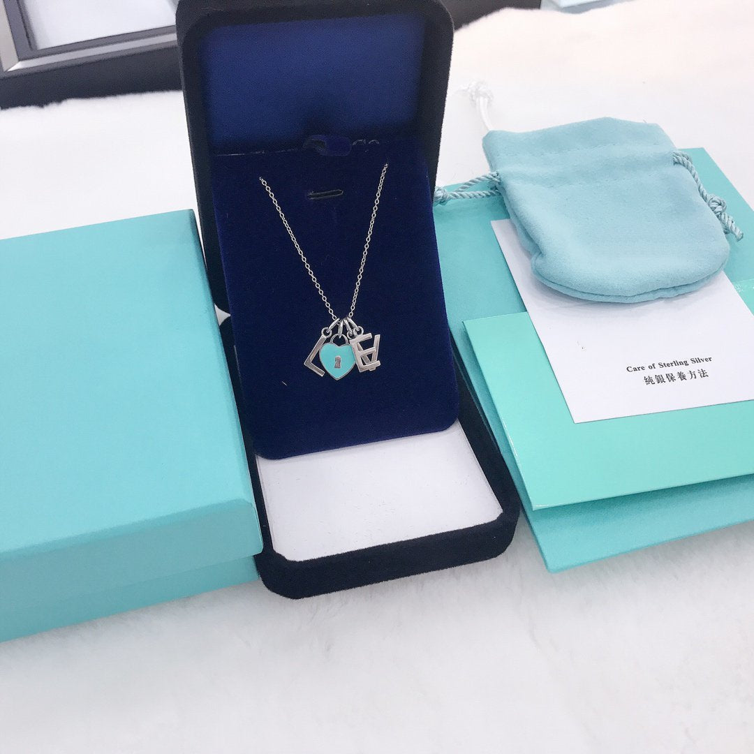 [Eterna Jewels]COLLAR LOVE PLATA NECKLACE