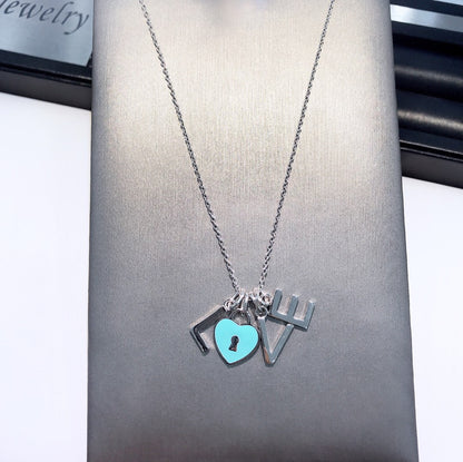 [Eterna Jewels]COLLAR LOVE PLATA NECKLACE