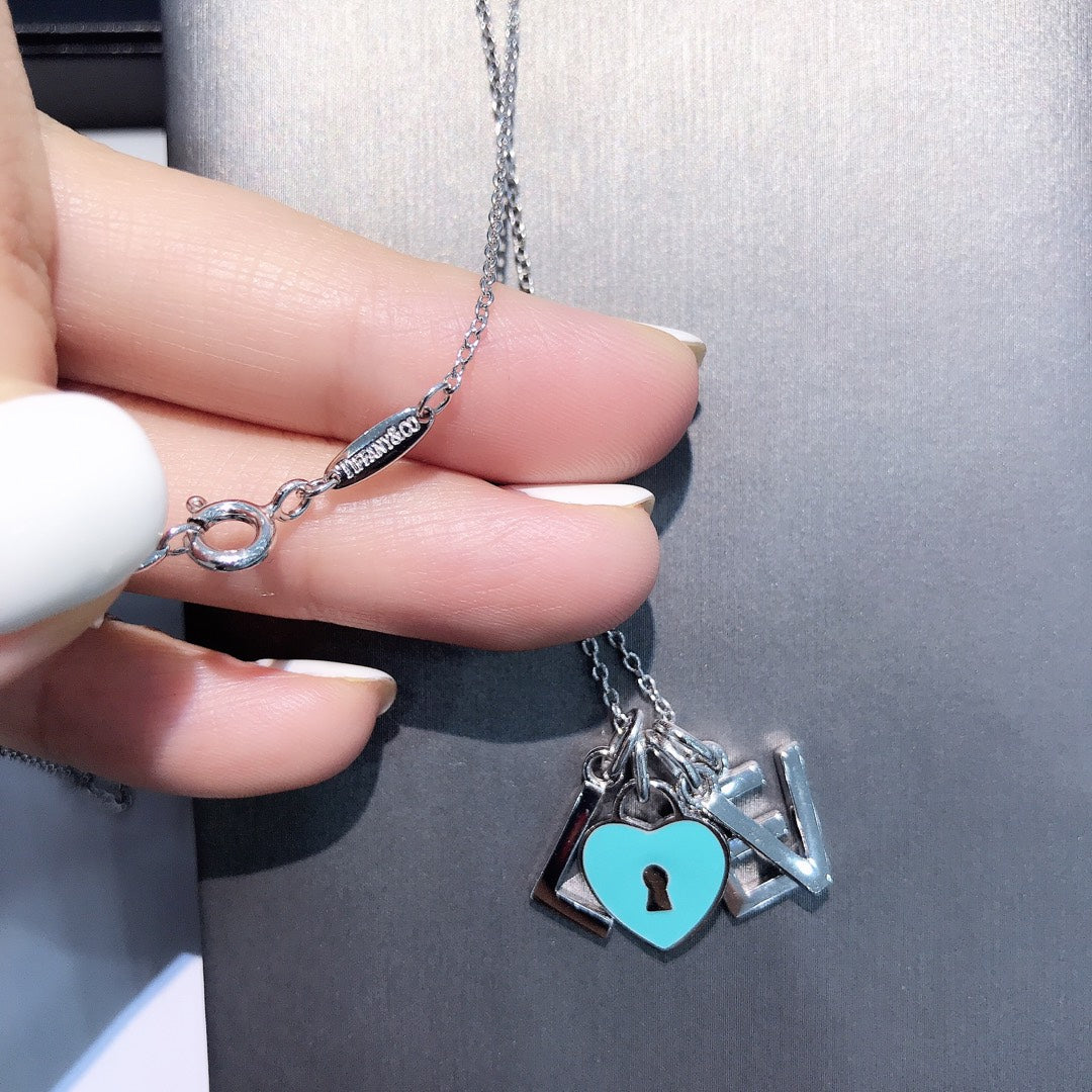 [Eterna Jewels]COLLAR LOVE PLATA NECKLACE