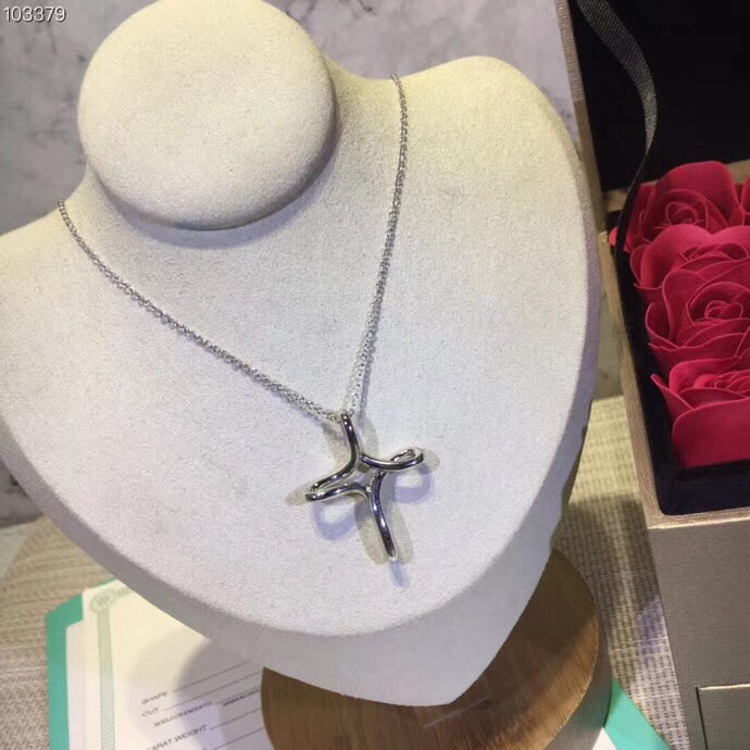 [Eterna Jewels]CROSS NECKLACE STERLING SILVER MATERIAL