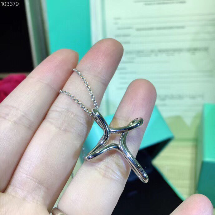 [Eterna Jewels]CROSS NECKLACE STERLING SILVER MATERIAL