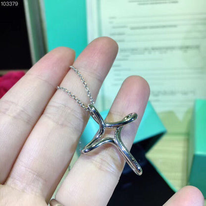 [Eterna Jewels]CROSS NECKLACE STERLING SILVER MATERIAL