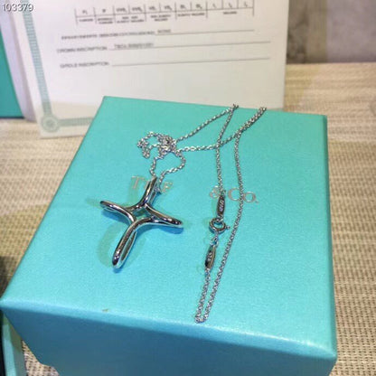 [Eterna Jewels]CROSS NECKLACE STERLING SILVER MATERIAL