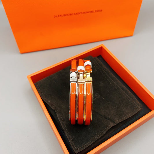 [Eterna Jewels]CLASSIC HM CLIC RED 8MM ENAMEL BRACELET