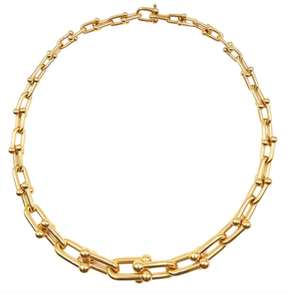 [Eterna Jewels]HARDWEAR PINK GOLD CHOKER