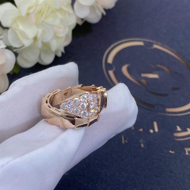 [Eterna Jewels]SERPENTI RING PINK GOLD DIAMOND