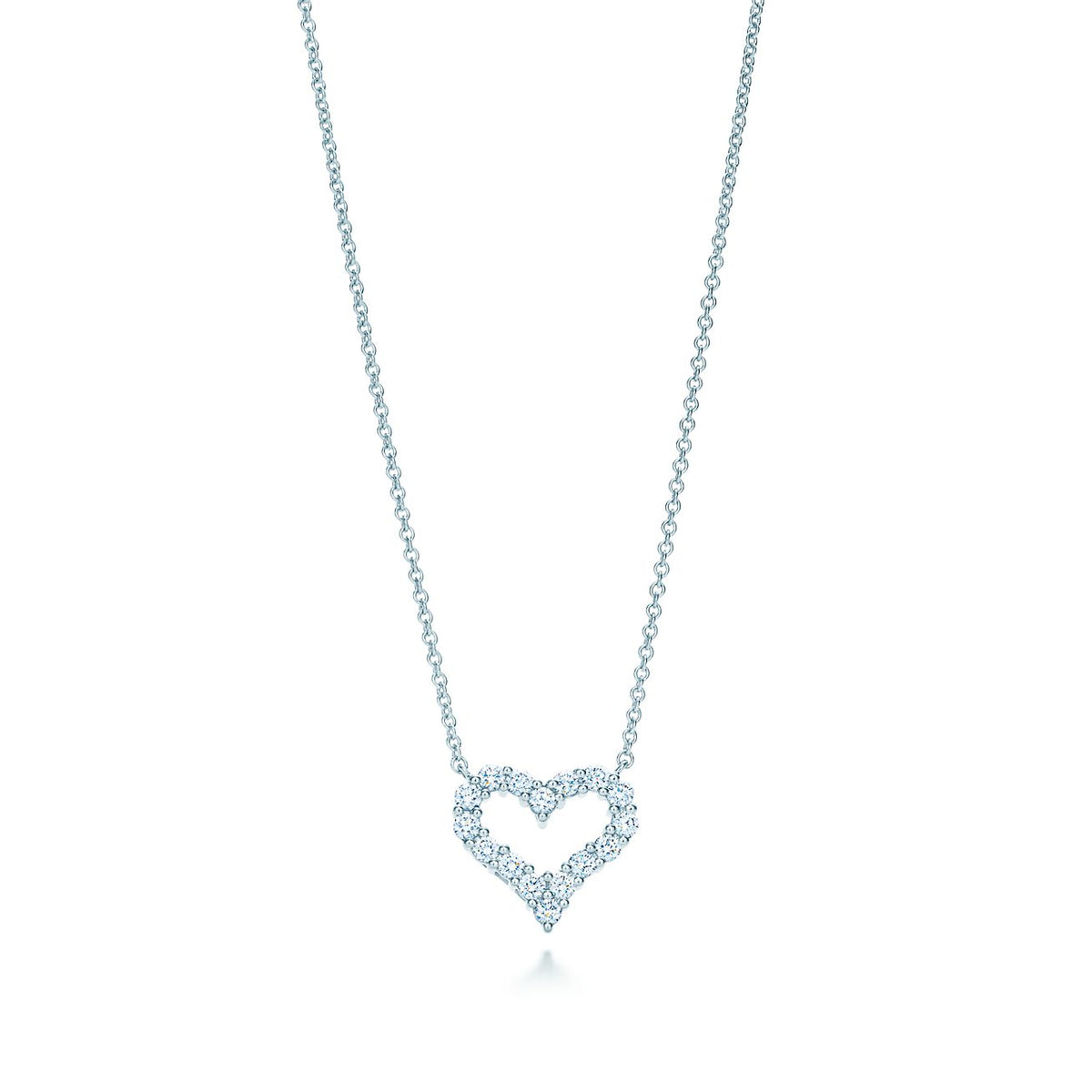 [Eterna Jewels]HEART-SHAPED DIAMOND NECKLACE