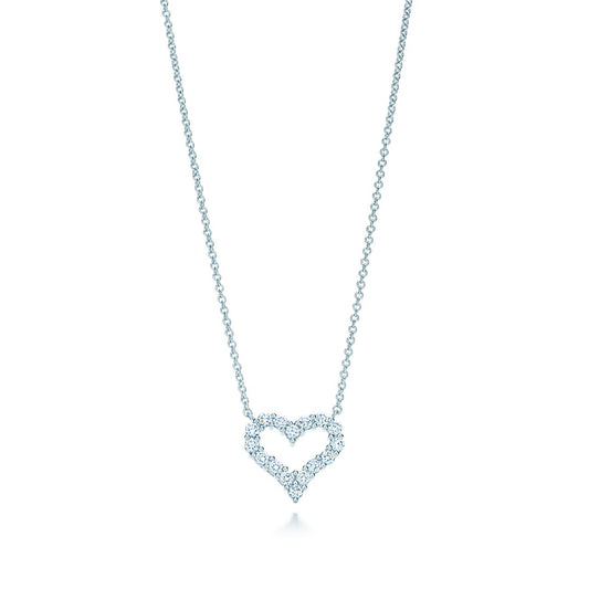 [Eterna Jewels]HEART-SHAPED DIAMOND NECKLACE