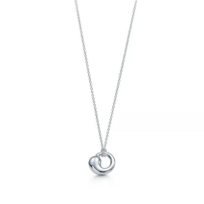[Eterna Jewels]SNAIL PEDANT SILVER NECKLACE