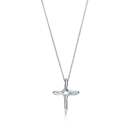 [Eterna Jewels]CROSS NECKLACE STERLING SILVER MATERIAL