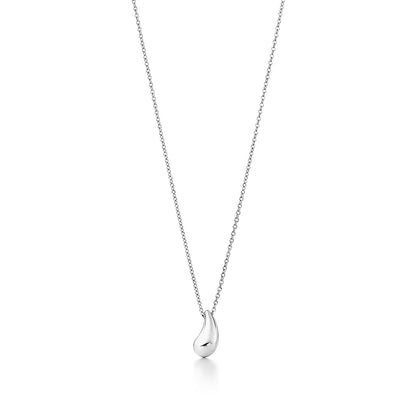 [Eterna Jewels]ELSA PERETTI TEARDROP PENDANT STERLING SILVER NECKLACE