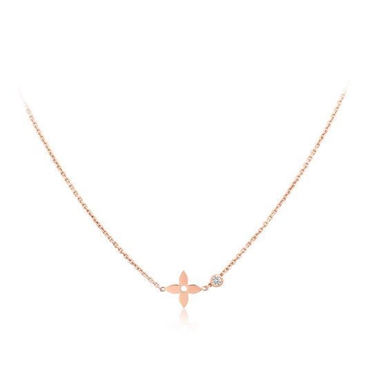 [Eterna Jewels]BLOSSOM PENDANT PINK GOLD AND DIAMOND