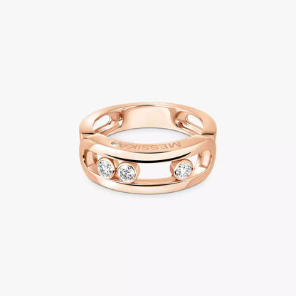 [Eterna Jewels] MoveGold Diamond Ring