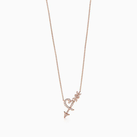 [Eterna Jewels]COLGANTE HEART & ARROW NECKLACE