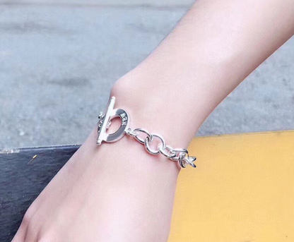 [Eterna Jewels]TOGGLE TAG BRACELET SILVER