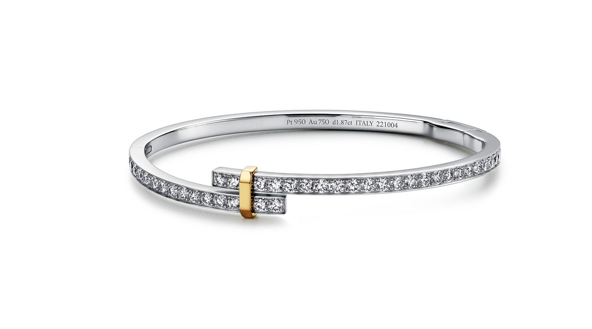 [Eterna Jewels]EDGE DIAMOND GOLD SILVER BRACELET