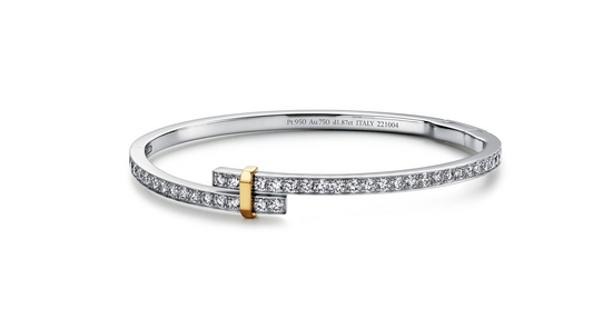 [Eterna Jewels]EDGE DIAMOND GOLD SILVER BRACELET
