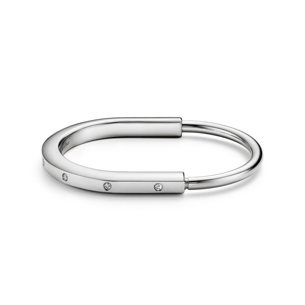[Eterna Jewels]LOCK BRACELET 8 DIAMOND