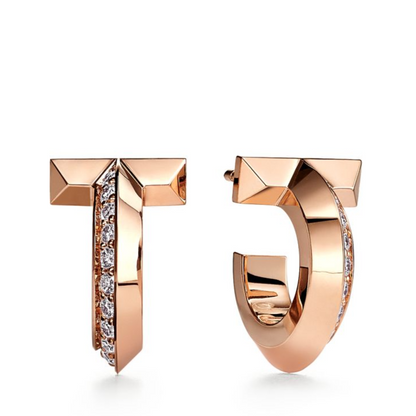 [Eterna Jewels]T1 HOOP DIAMOND EARRINGS