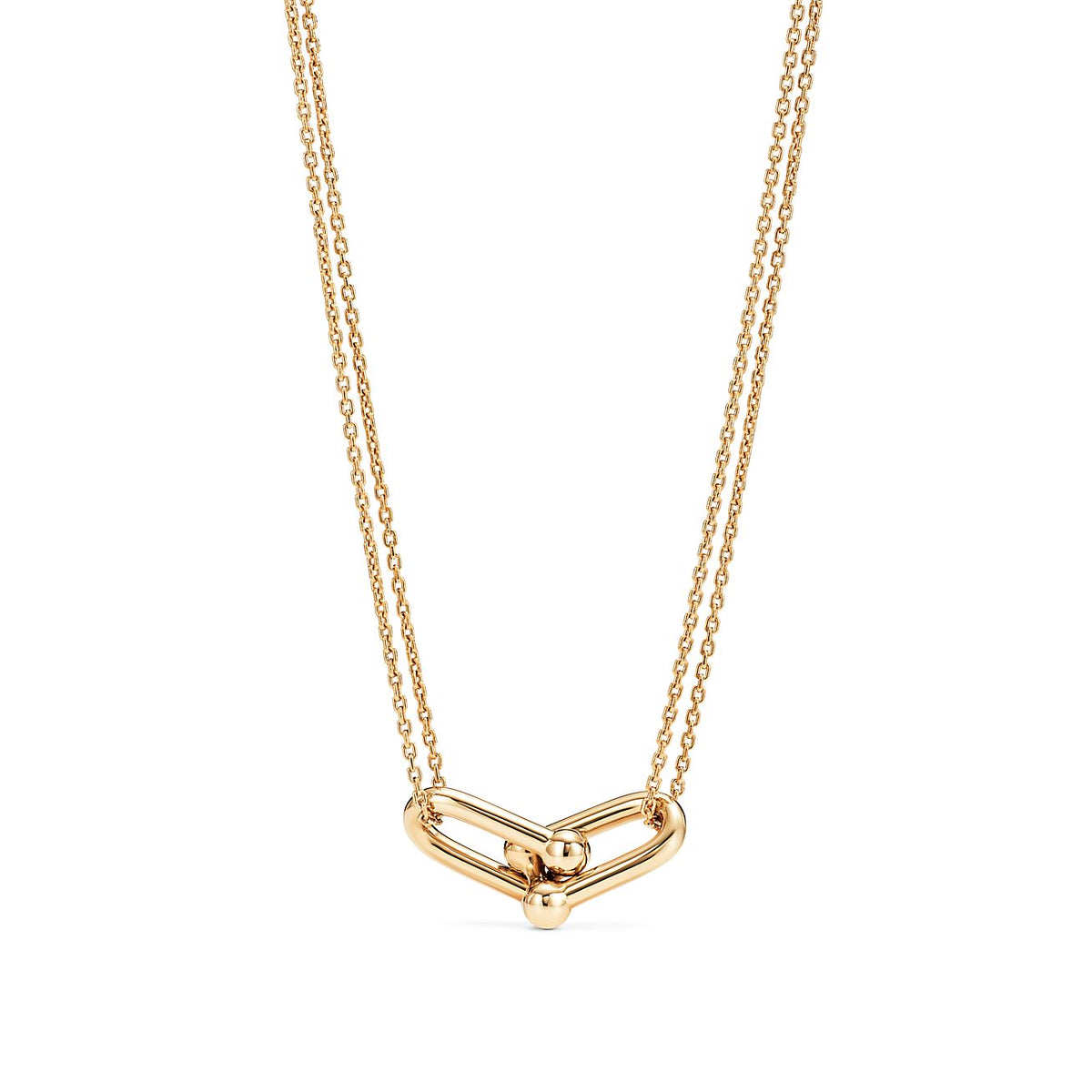 [Eterna Jewels]HARDWEAR GOLD DOUBLE LINK NECKLACE