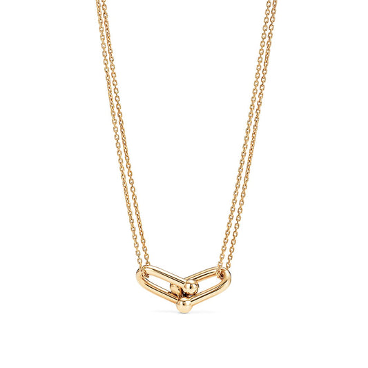 [Eterna Jewels]HARDWEAR GOLD DOUBLE LINK NECKLACE