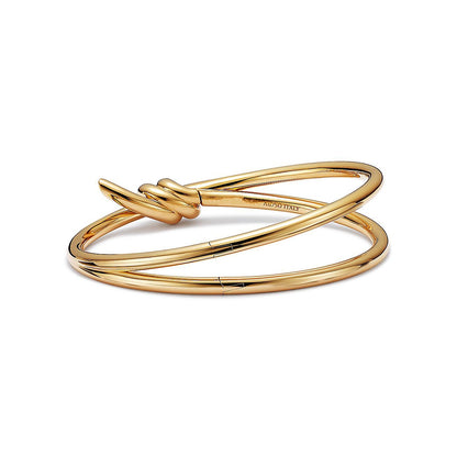 [Eterna Jewels]KNOT DOUBLE ROW GOLD BRACELET