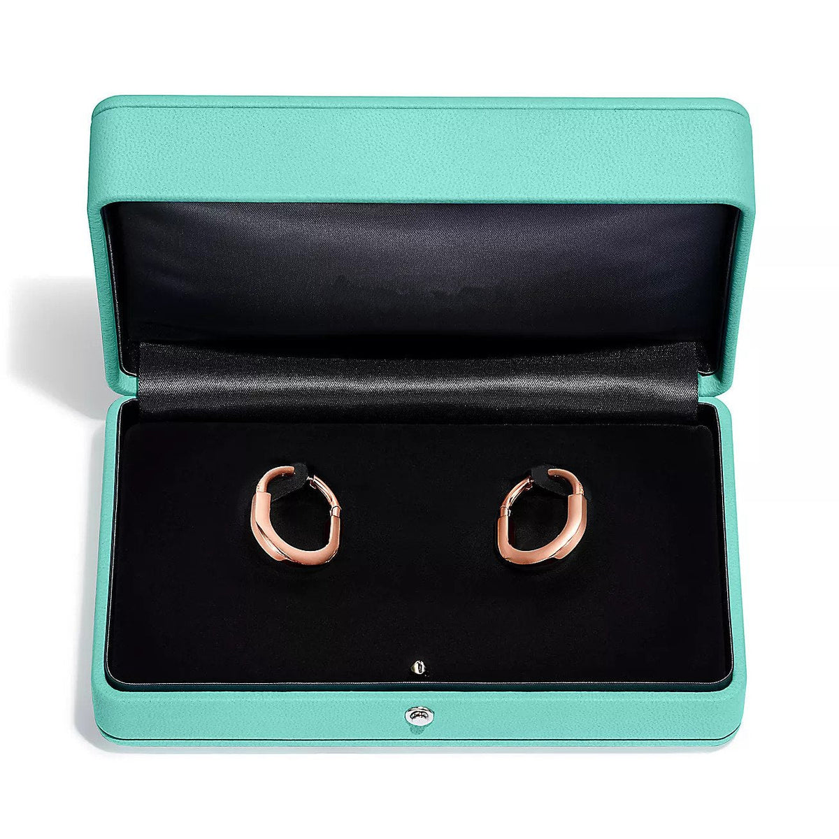 [Eterna Jewels]LOCK MEDIUM DIAMNOND EARRINGS