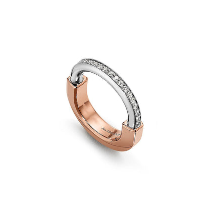 [Eterna Jewels]LOCK DIAMOND RING