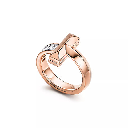 [Eterna Jewels]T1 WIDE 4.5MM DIAMOND RING
