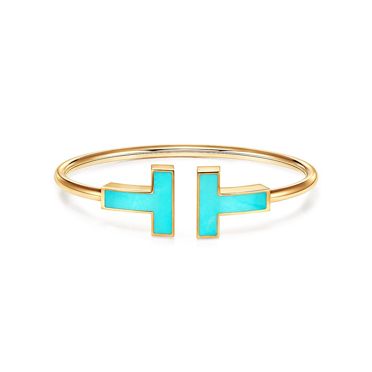 [Eterna Jewels]T WIDE TURQUOISE OPEN BRACELET