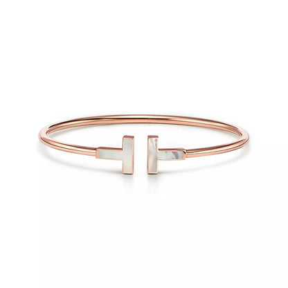 [Eterna Jewels]T BRACELET 1.8MM TURQUOISE PINK GOLD