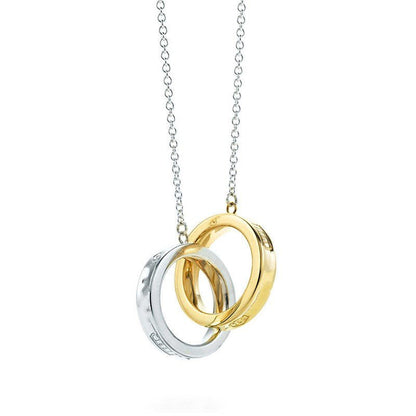 [Eterna Jewels]INTERLOCKING CIRCLES PENDANT SMALL NECKLACE