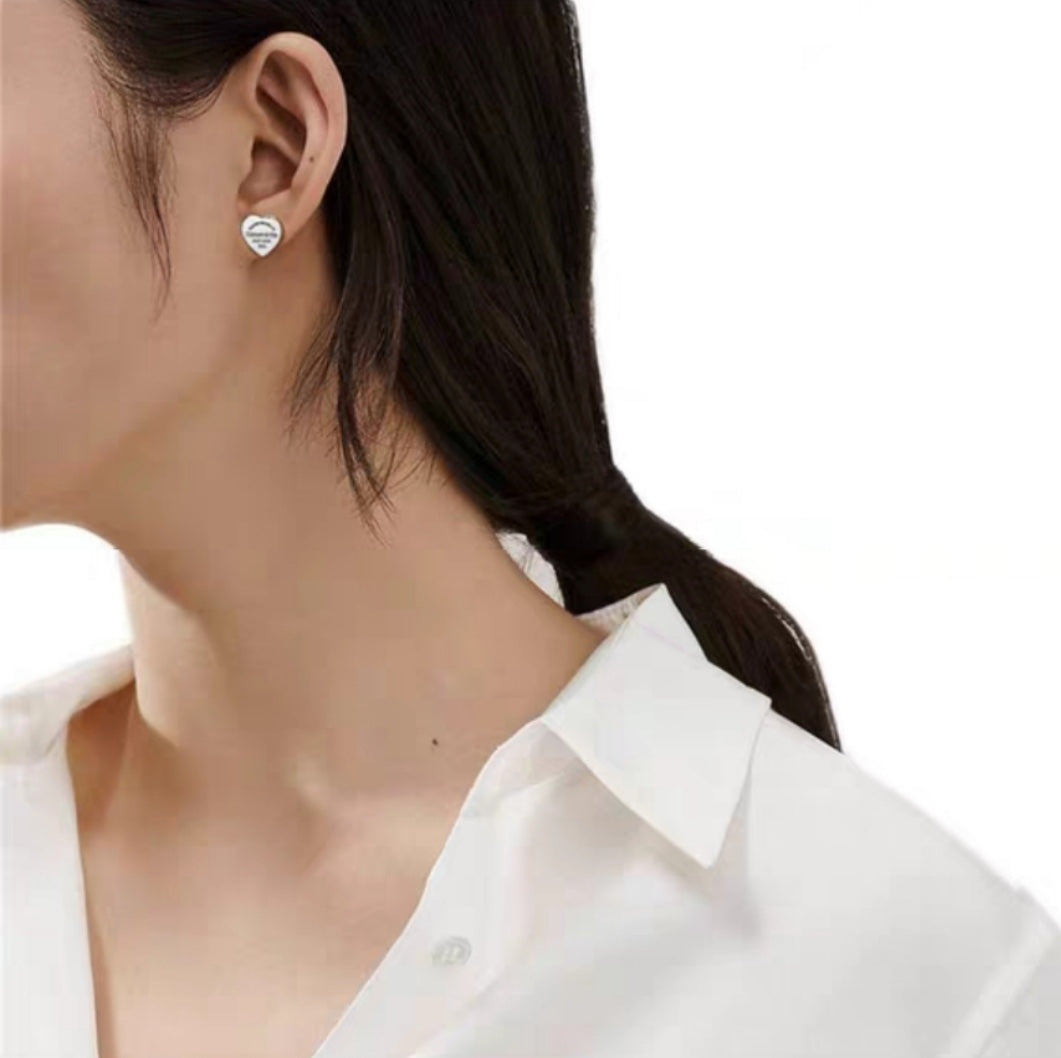 [Eterna Jewels]RETURN TO TIF LOVE SILVER EARRINGS