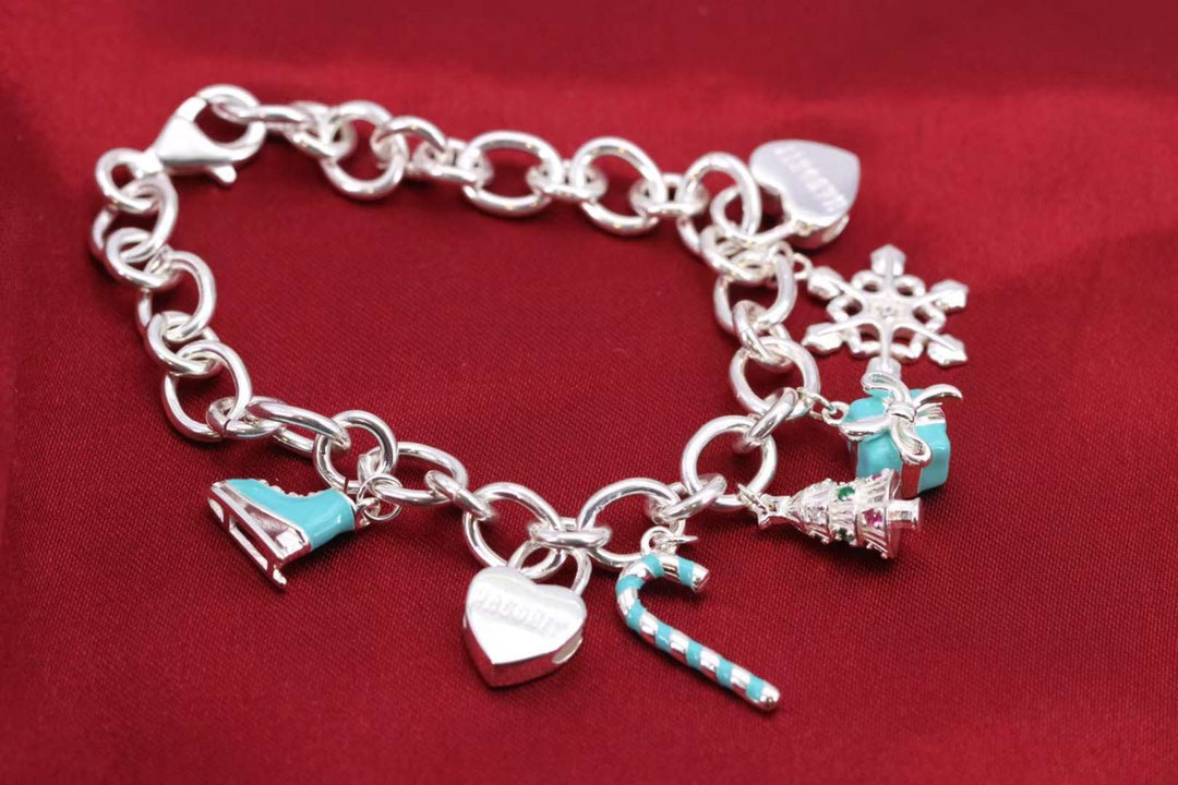 [Eterna Jewels]CHRISTMAS SILVER BRACELET