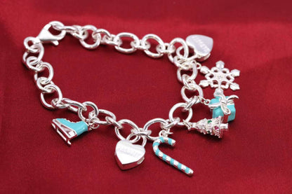 [Eterna Jewels]CHRISTMAS SILVER BRACELET