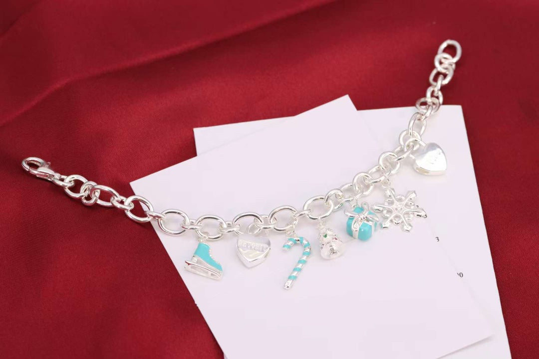[Eterna Jewels]CHRISTMAS SILVER BRACELET