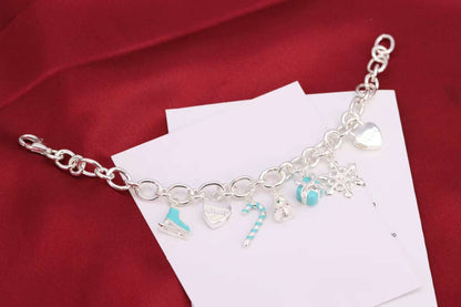 [Eterna Jewels]CHRISTMAS SILVER BRACELET
