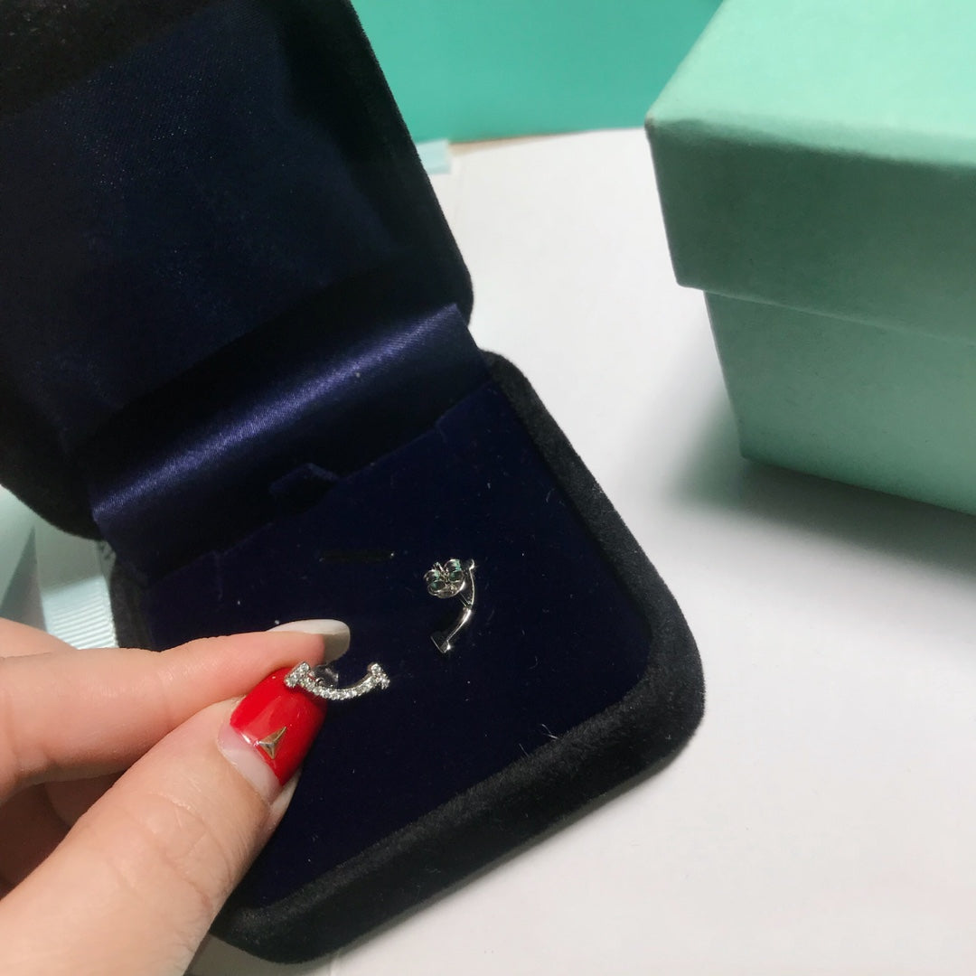 [Eterna Jewels]SMILE DIAMOND EARRINGS